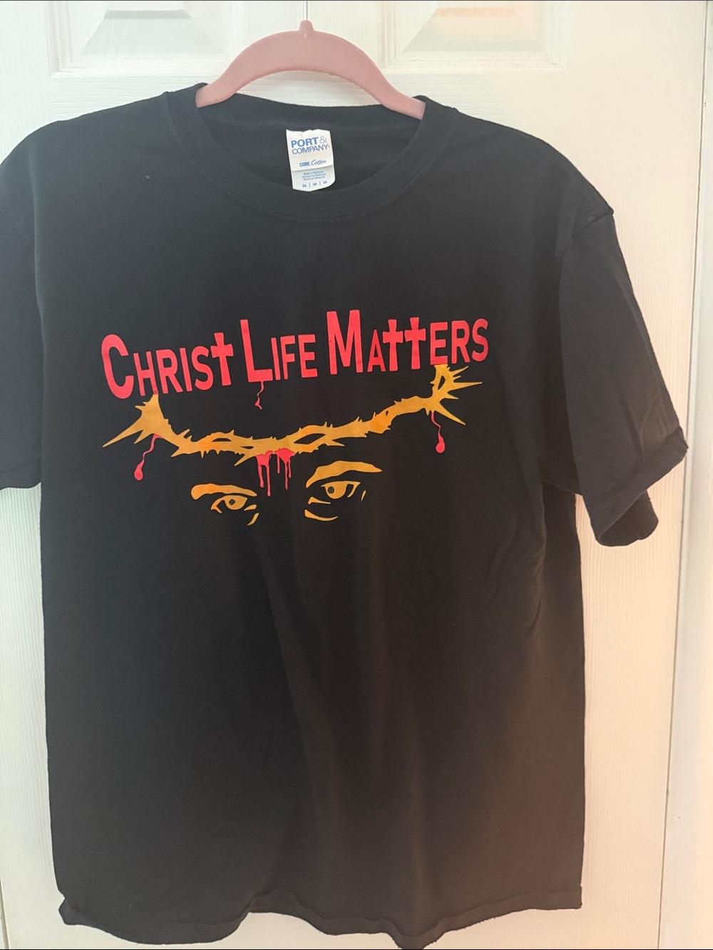 Black "Christ Life Matters" Graphic Tee